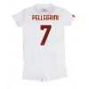 AS Roma Lorenzo Pellegrini #7 Bortedraktsett Barn 2022-23 Kortermet (+ korte bukser)